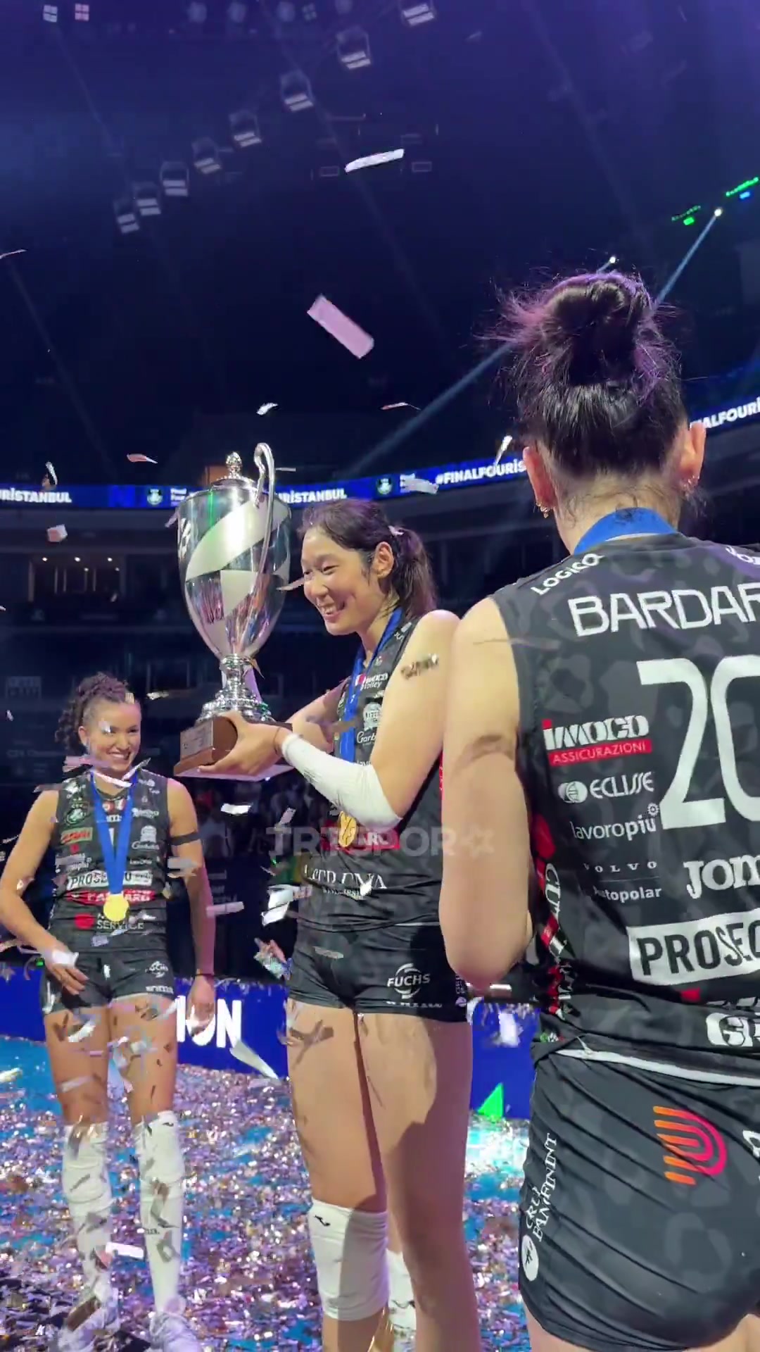 DB视讯官方登录入口加冕四冠王🏆30岁朱婷三夺欧冠&生涯夺23冠 本赛季包揽四座冠军