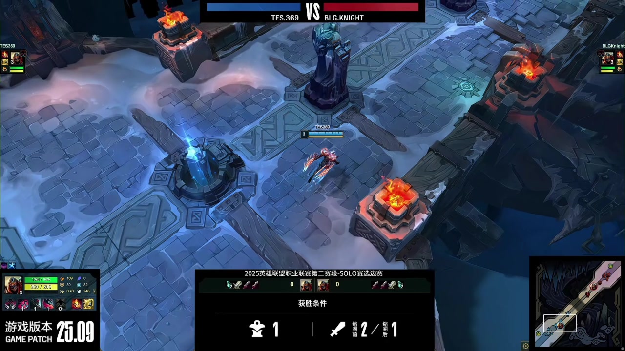 DB电子官网岳伦你在看吗？双劫大战 knight熟练度更胜一筹 两度单杀获得选边权