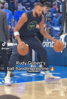 DB视讯百家乐哥们这我真的行😂戈贝尔运球热身训练时 两次把球运飞🤪